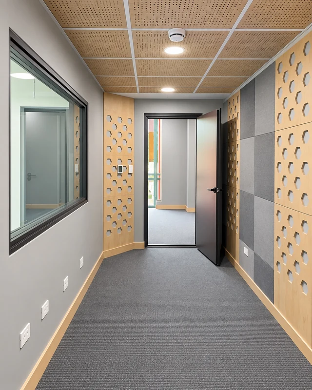 Estudio de TV y Radio COCOA: cabina de control